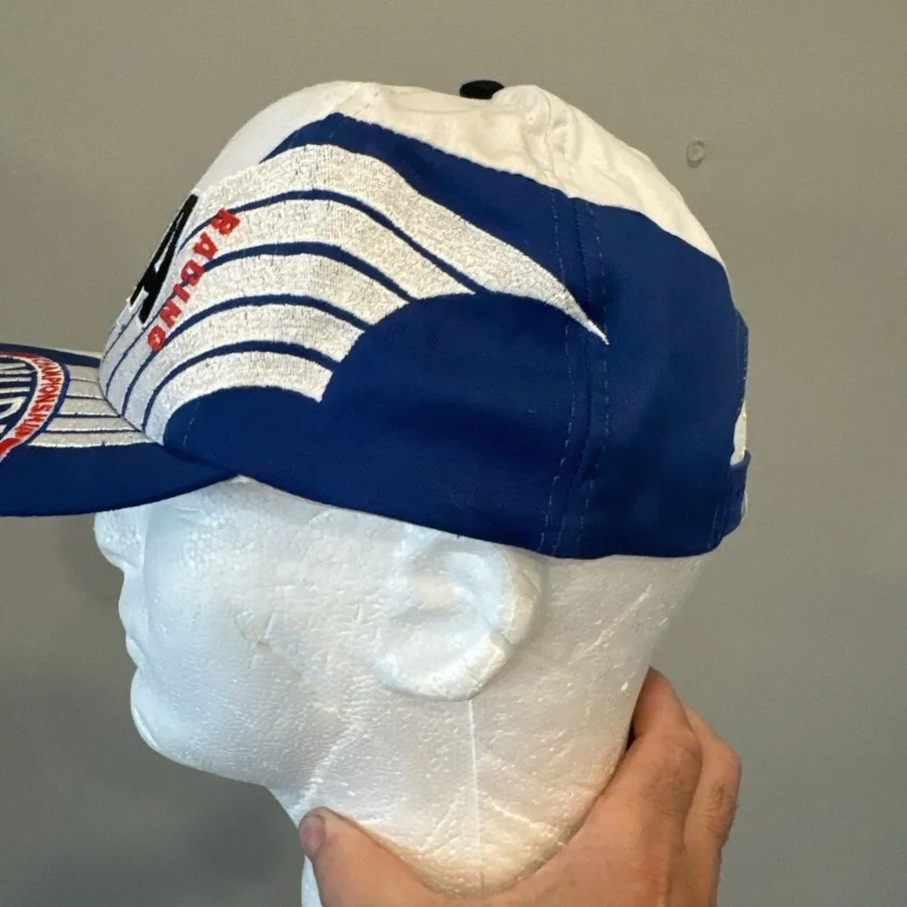Vintage NHRA Racing Hat Snapback Red White Blue Drag Racing Cap